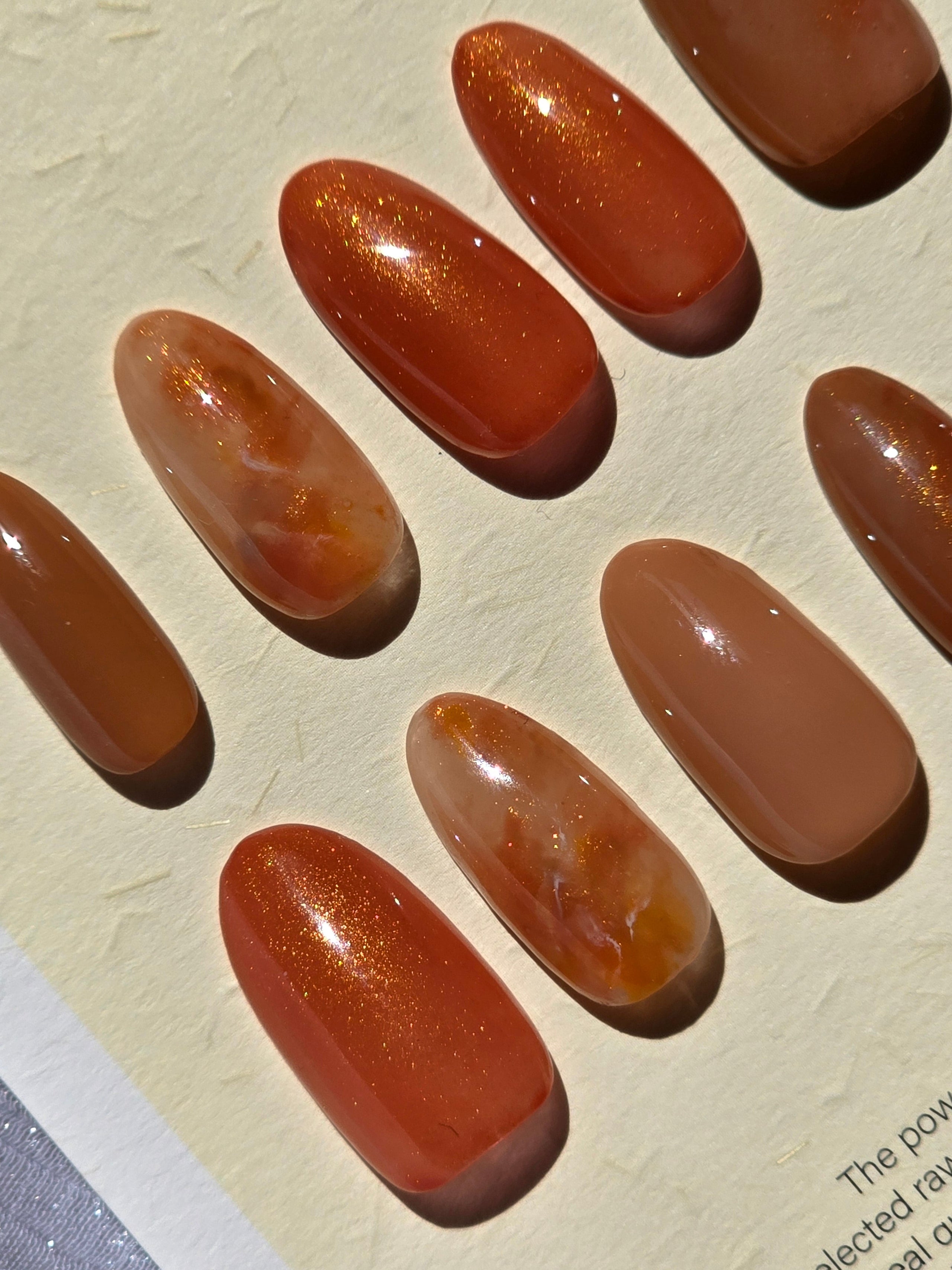 Runde Nagelform Kurz